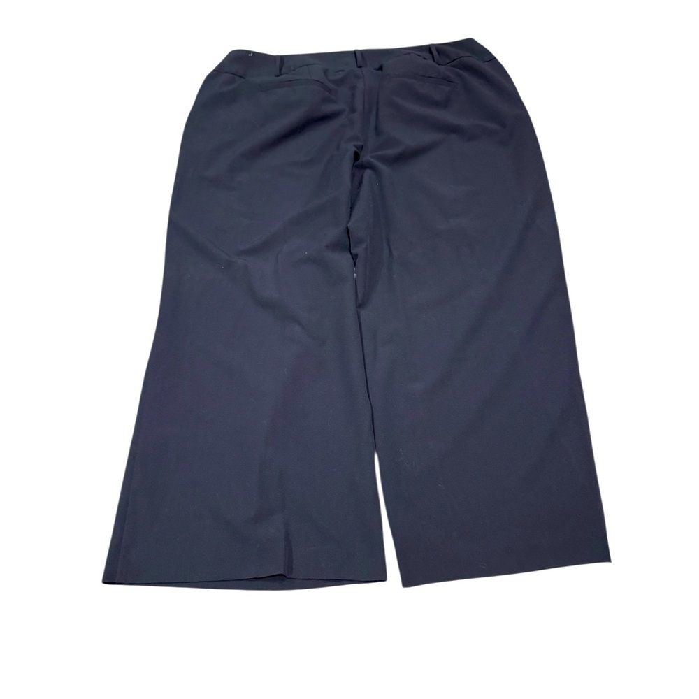 Lane Bryant Women’s Dress Trouser Navy Blue Pleated Plus Size 24P